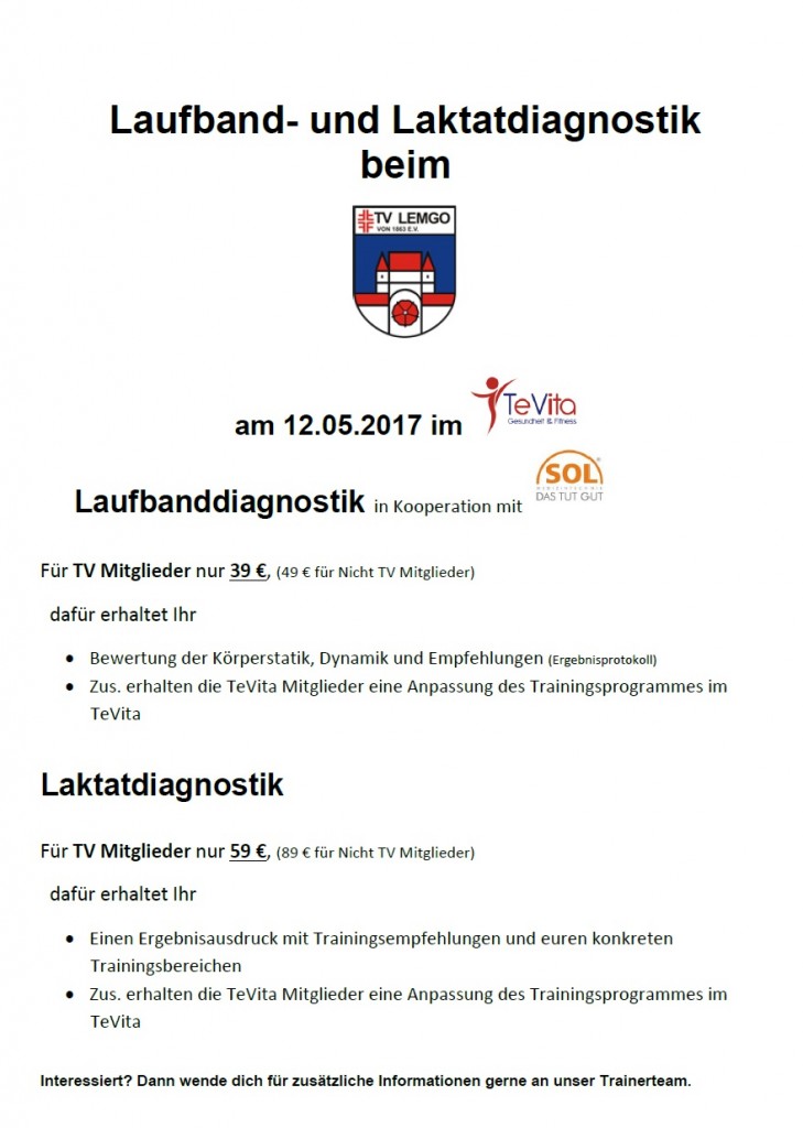 Laufbanddiagnostik